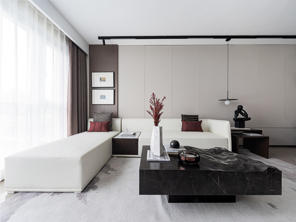 現代簡約風格室內家裝案例效果圖-客廳 現代簡約風格室內家裝案例效果圖-客廳