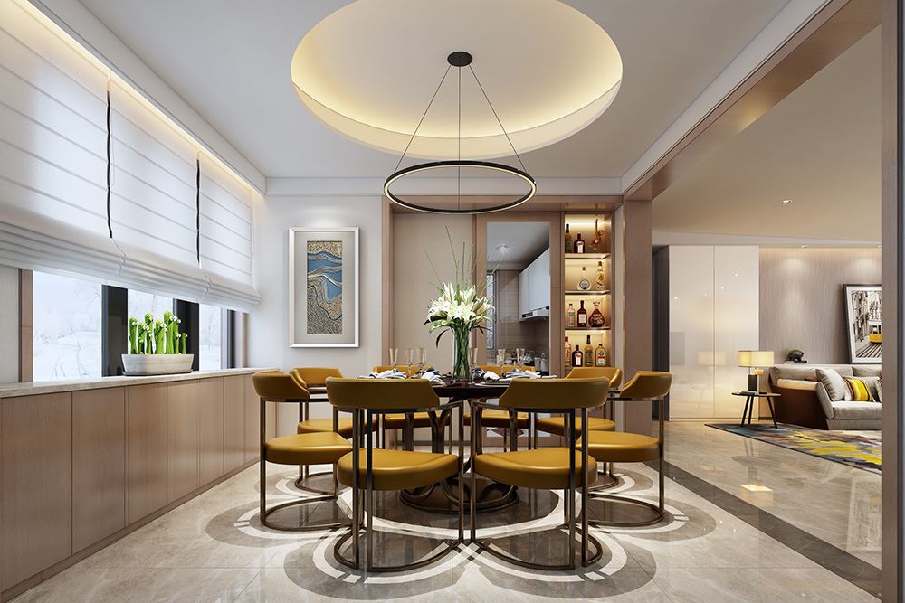 佛山市金地·中南·新城大境輕奢風格別墅裝修案例