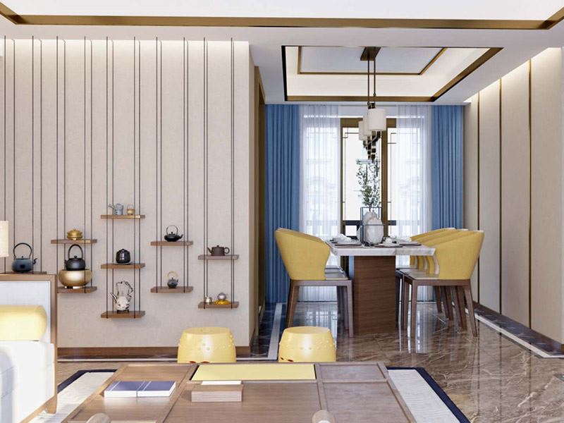 泰州市百富紳財富廣場小區現代簡約風格三居室裝修案例