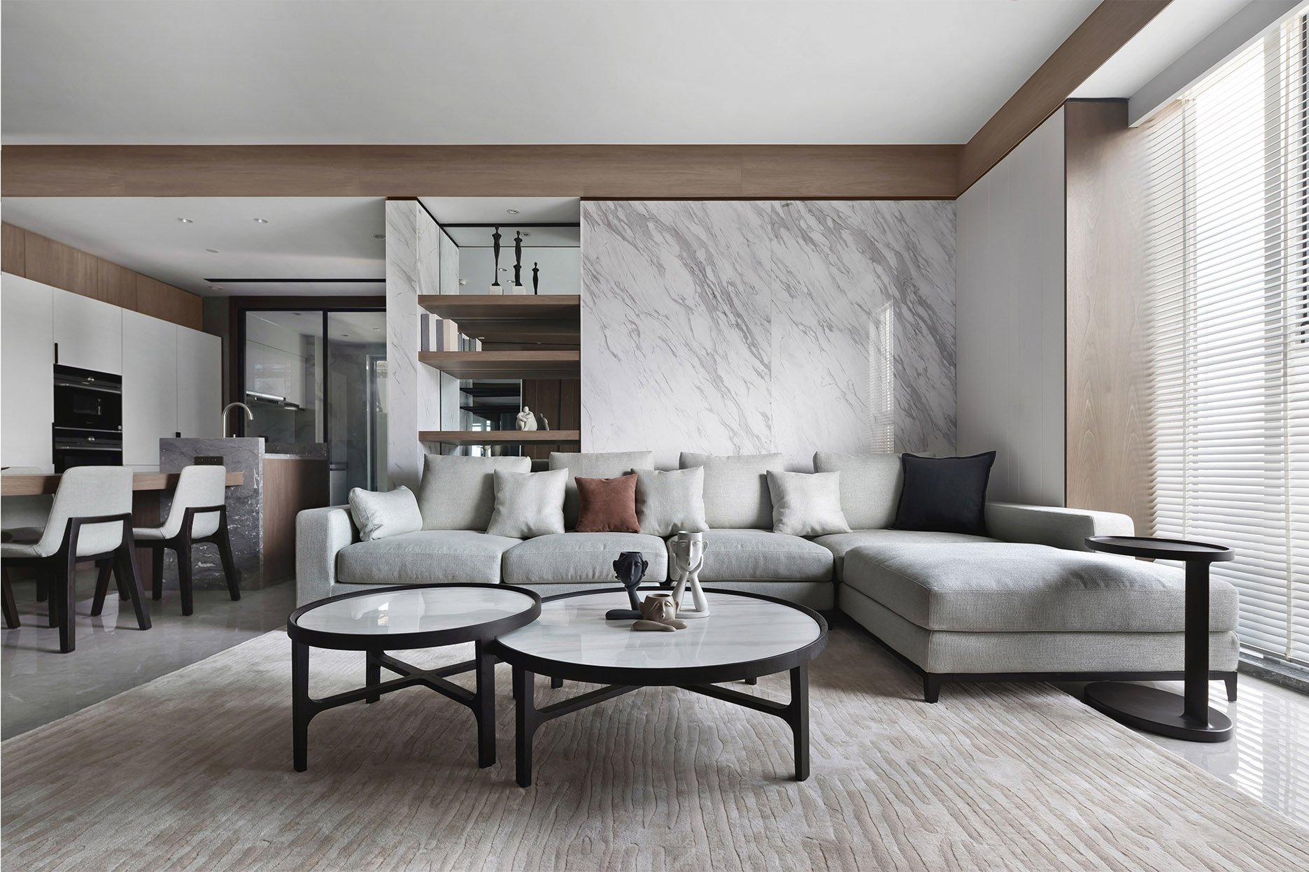 現代簡約風格室內設計家裝案例-客廳茶幾沙發 現代簡約風格室內設計家裝案例-客廳茶幾沙發