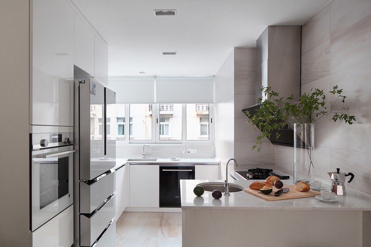 現代簡約風格家裝設計室內裝修效果圖-廚房 現代簡約風格家裝設計室內裝修效果圖-廚房