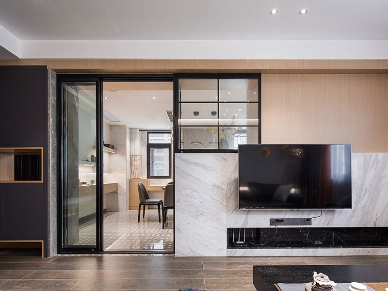 常州市嘉宏·天際現(xiàn)代簡約風(fēng)格四居室裝修案例