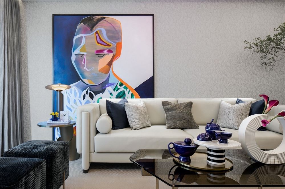 江門市名門壹號新中式風格三居室裝修案例