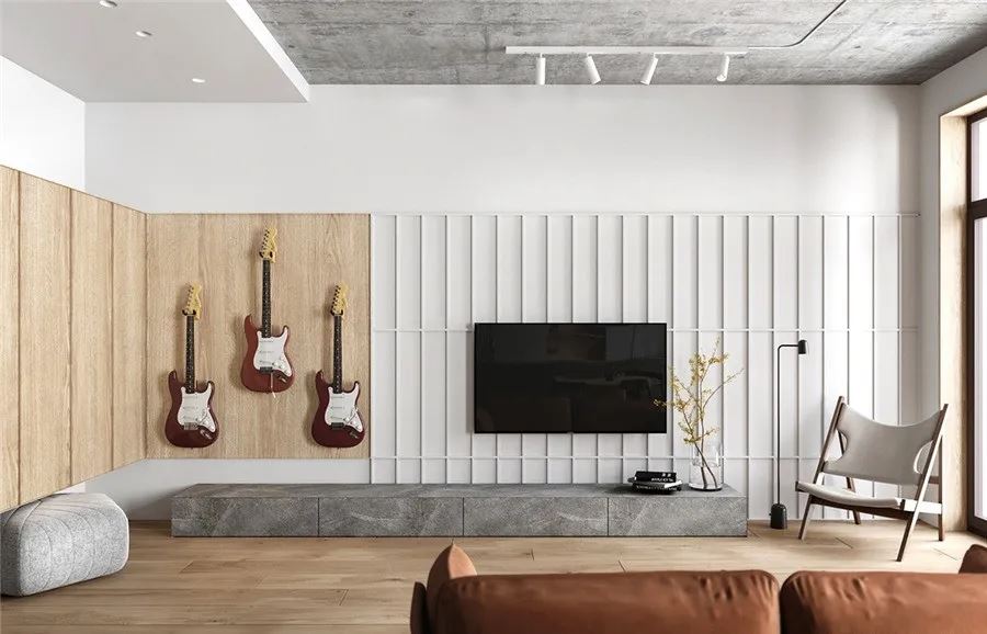 陽江市碧桂園·中興華府現代簡約風格二居室裝修案例