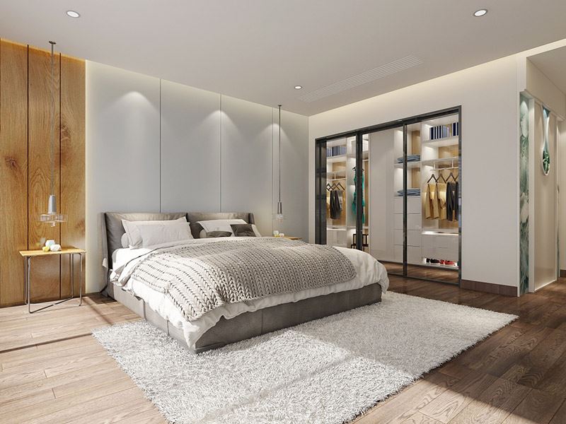 自貢市橋頭鎮新街東樓1-2號現代簡約風格別墅裝修案例