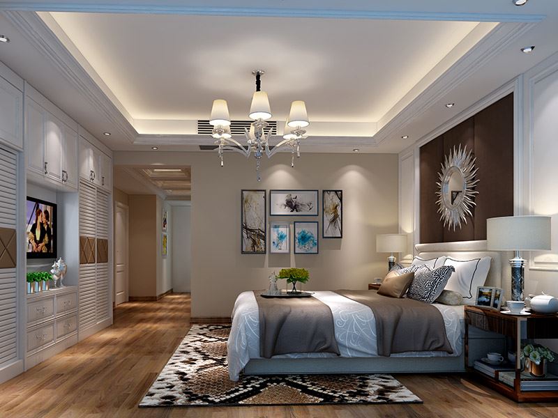 佛山市招商曦岸現代簡約風格四居室裝修案例