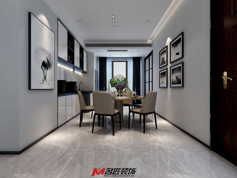 廣州市環市西路大院歐式風格二居室裝修案例