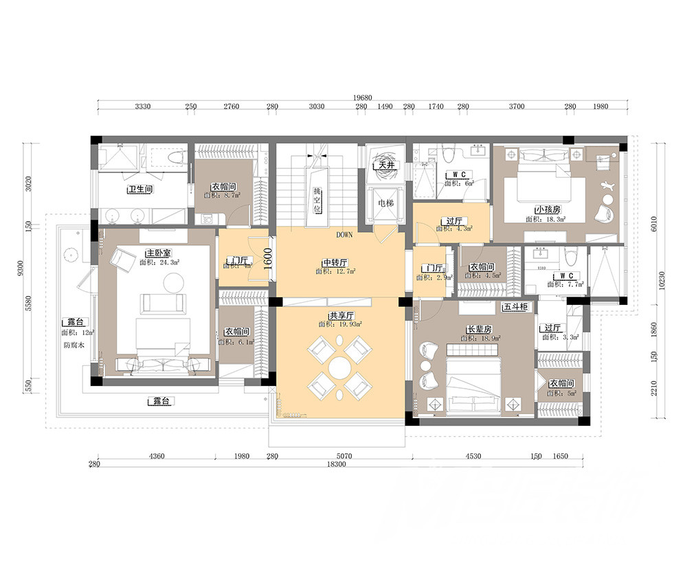 別墅三層布局圖 別墅三層布局圖
