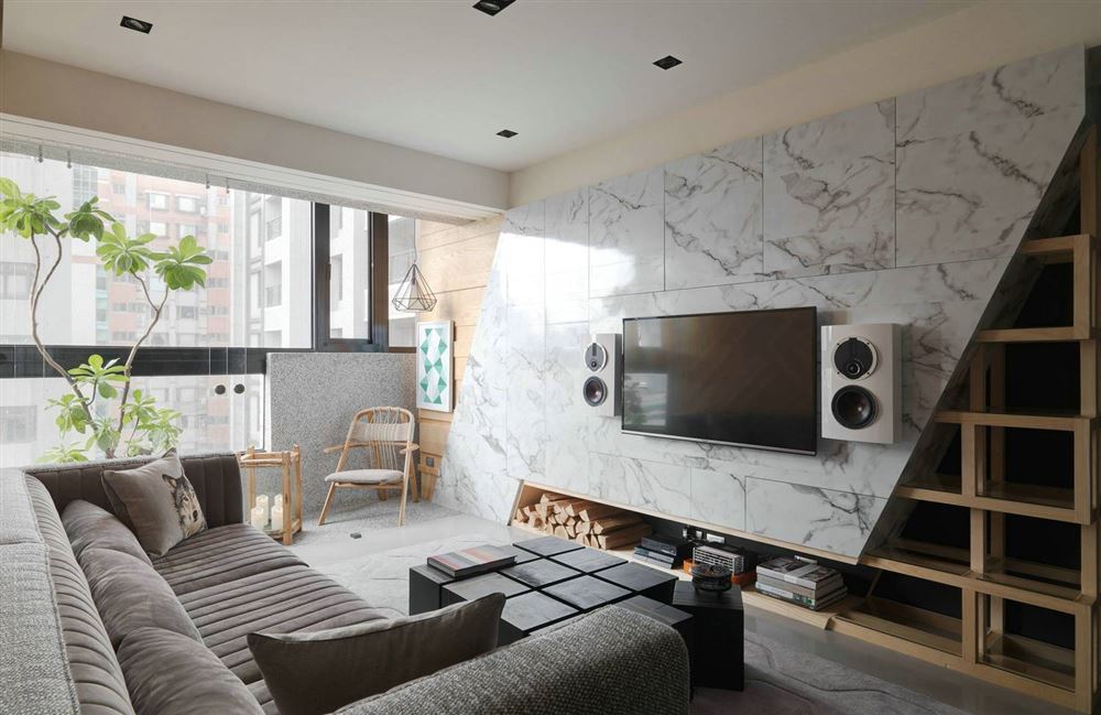 湛江市九里楊嘉園現(xiàn)代簡約風(fēng)格三居室裝修案例