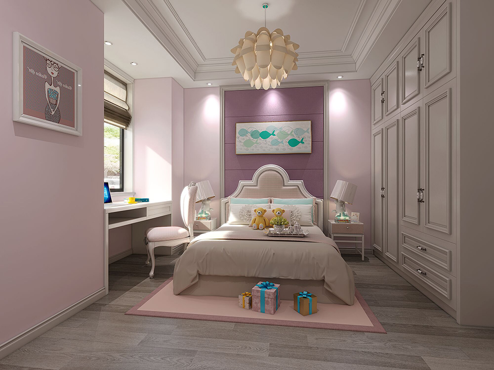 裝修公司簡歐風格室內(nèi)裝修效果圖-公主房 裝修公司簡歐風格室內(nèi)裝修效果圖-公主房