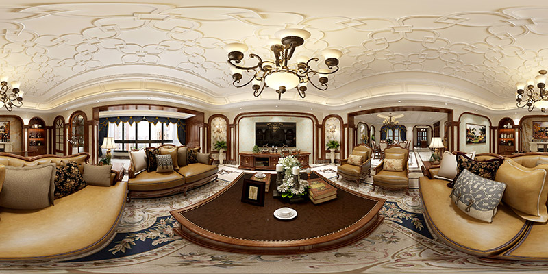 蘭喬圣菲五居大宅320平米現代簡約風格裝修案例-客廳 蘭喬圣菲五居大宅320平米現代簡約風格裝修案例-客廳