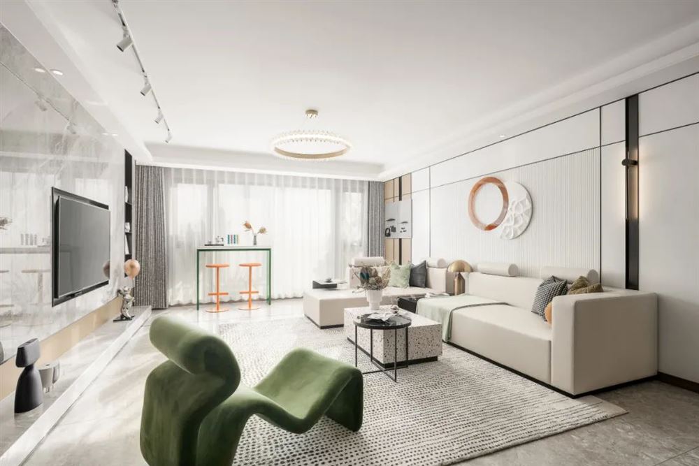 佛山市碧桂園·鳳凰灣現代簡約風格三居室裝修案例