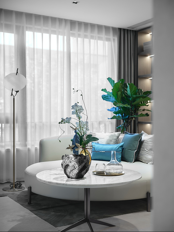 現代風格別墅室內設計家裝案例-會客廳 現代風格別墅室內設計家裝案例-會客廳