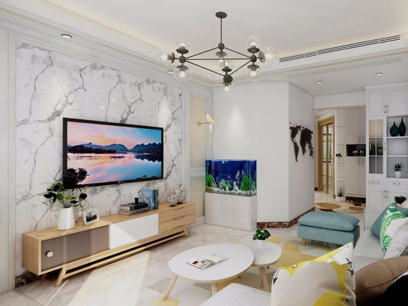 佛山市招商·悅府現代簡約風格二居室裝修案例