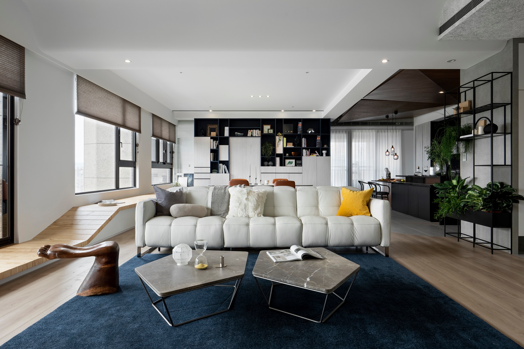 現代簡約風格室內家裝案例效果圖-客廳 現代簡約風格室內家裝案例效果圖-客廳