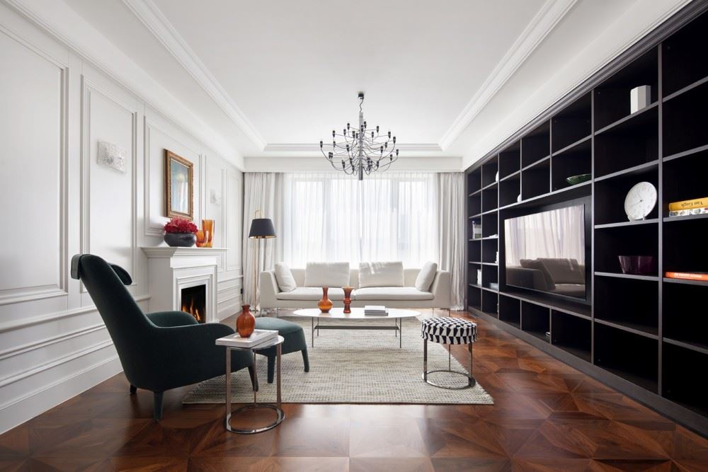 江門市敏捷·云錦歐式風格三居室裝修案例