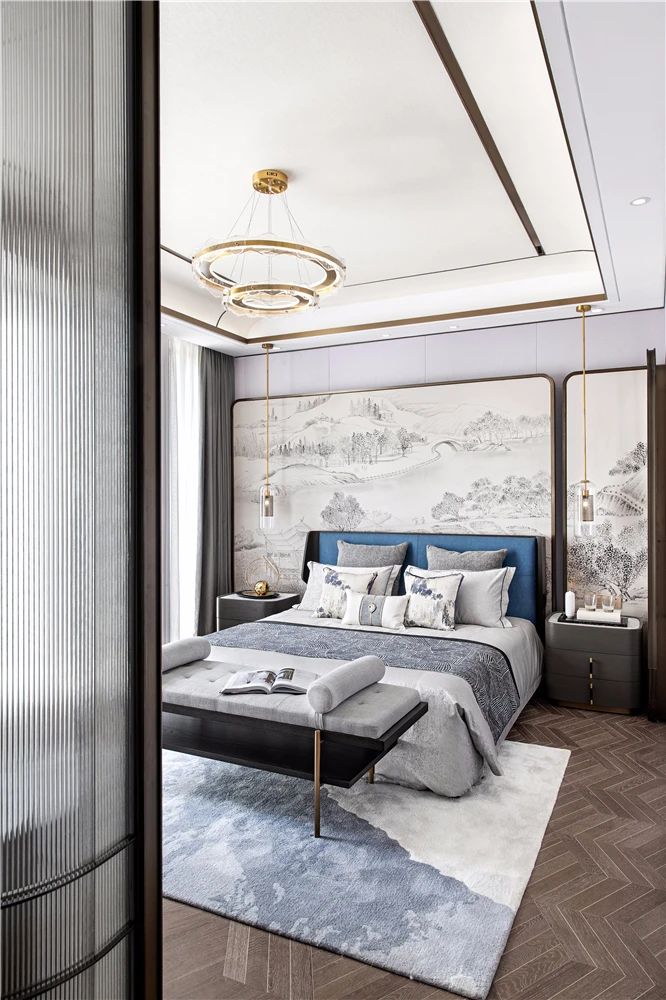 新中式風格室內設計家裝案例-主臥 新中式風格室內設計家裝案例-主臥