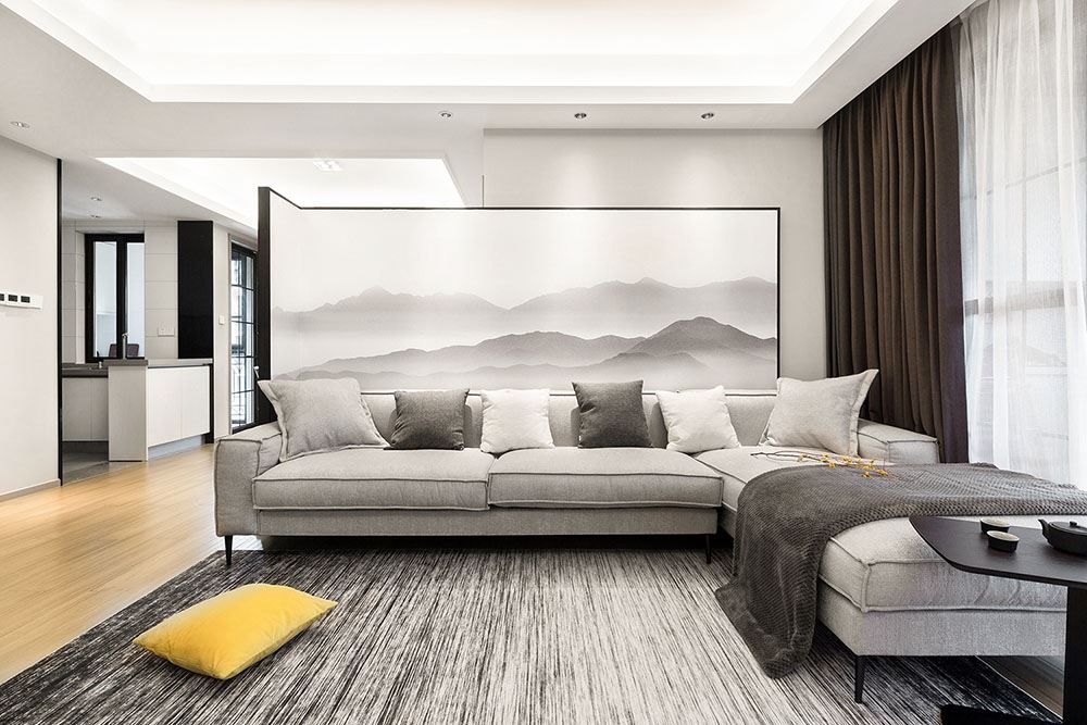 佛山市金地藝境天成新中式風格三居室裝修案例