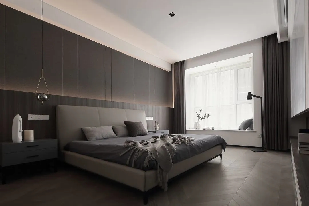 裝修案例輕奢風格室內裝修效果圖-臥室 裝修案例輕奢風格室內裝修效果圖-臥室