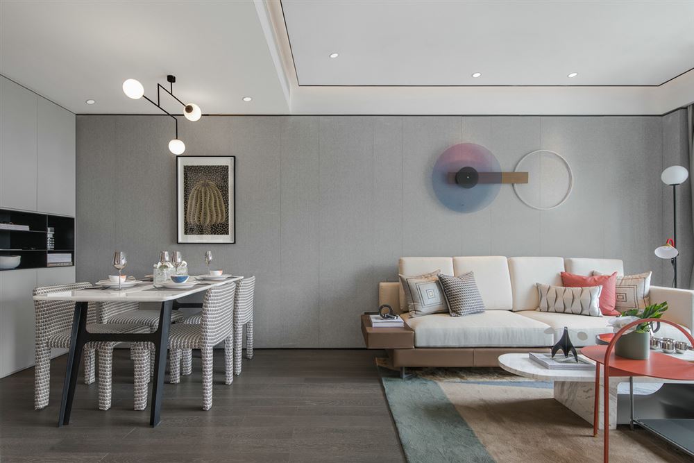 清遠市海倫春天歐式風格三居室裝修案例