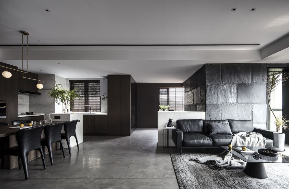 江門市百盈御泉灣現代簡約風格三居室裝修案例