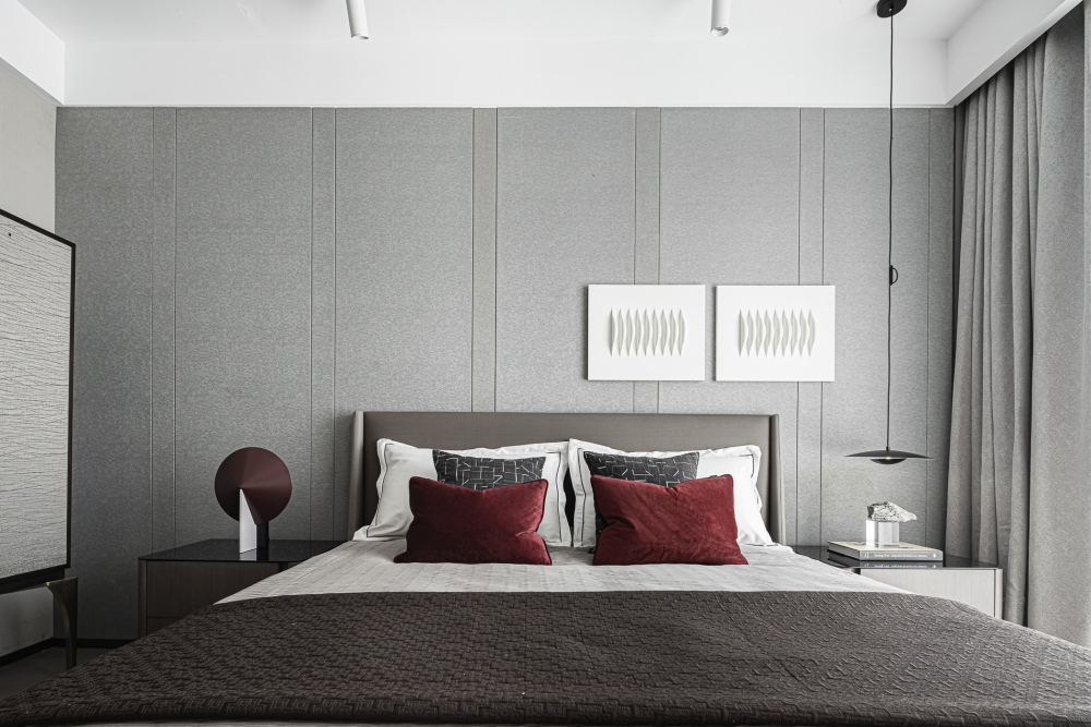 現代簡約風格室內家裝案例效果圖-次臥 現代簡約風格室內家裝案例效果圖-次臥