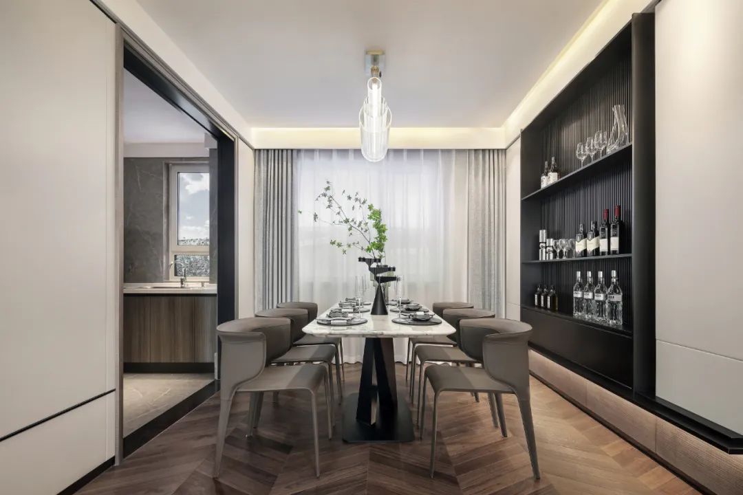 現代簡約風格室內設計家裝案例-餐廳 現代簡約風格室內設計家裝案例-餐廳