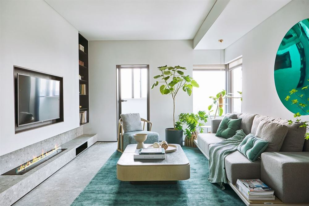 廣州市疊翠峰歐式風格三居室裝修案例