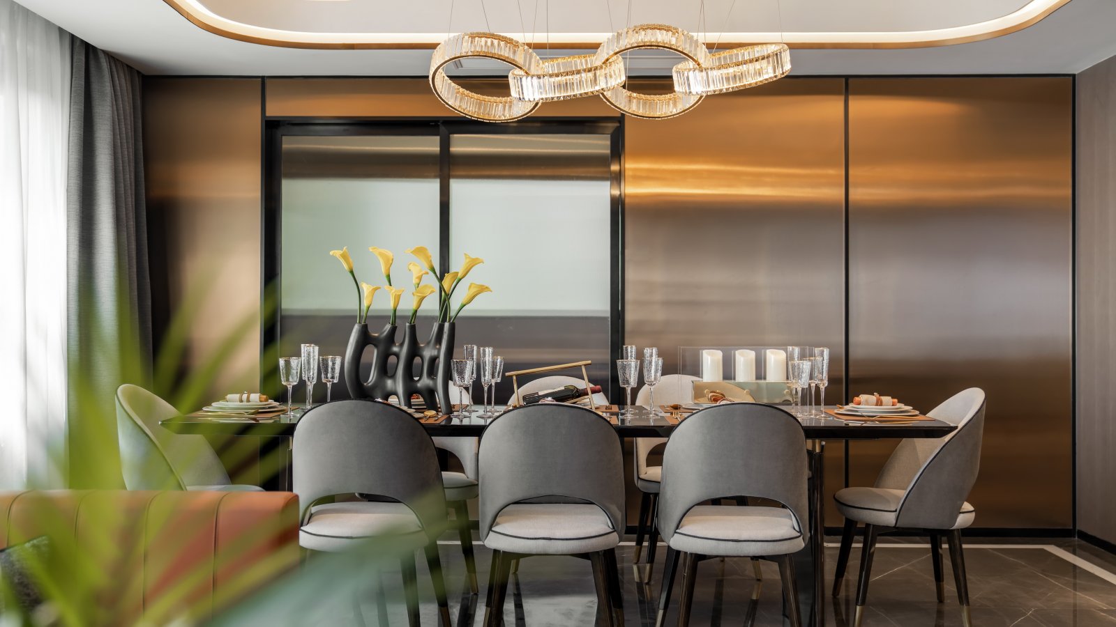 輕奢風格室內設計家裝案例-餐廳 輕奢風格室內設計家裝案例-餐廳