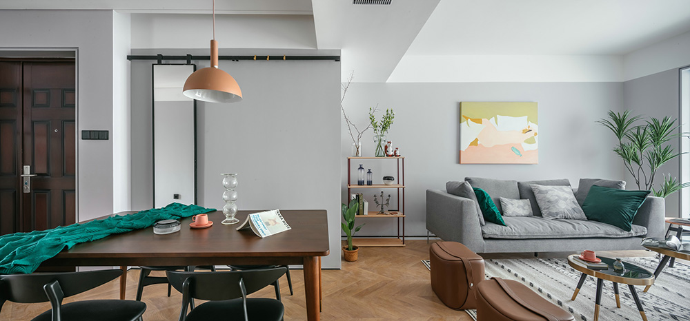 裝修公司現代輕奢風格室內裝修效果圖-客餐廳 裝修公司現代輕奢風格室內裝修效果圖-客餐廳