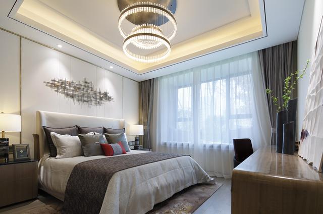 裝修案例新中式風格室內裝修效果圖-臥室 裝修案例新中式風格室內裝修效果圖-臥室