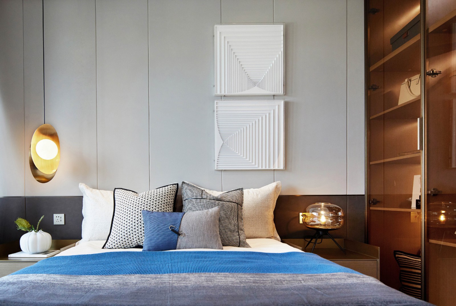 現(xiàn)代簡約風(fēng)格室內(nèi)設(shè)計家裝案例-臥室 現(xiàn)代簡約風(fēng)格室內(nèi)設(shè)計家裝案例-臥室