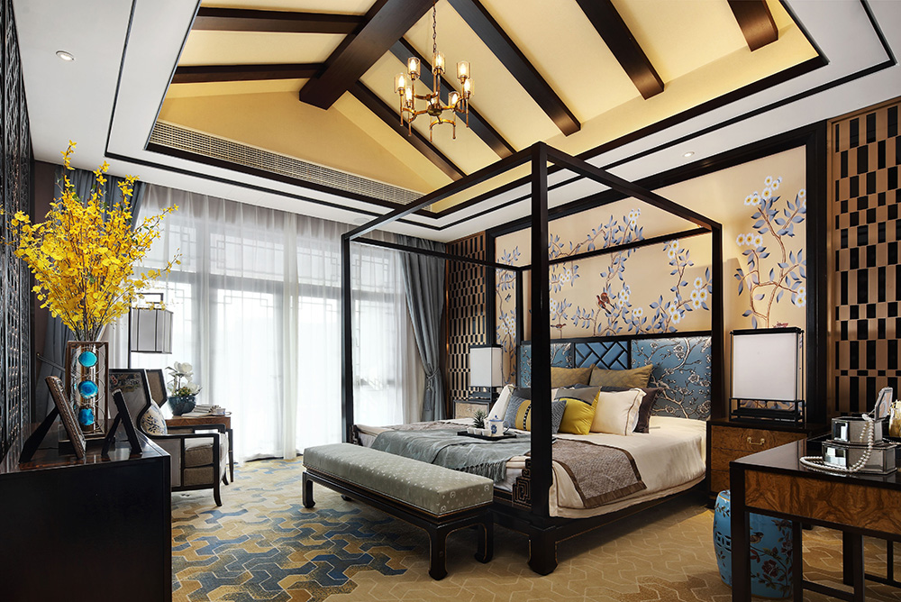 新中式風(fēng)格別墅裝修設(shè)計(jì)效果圖-碧桂園海景苑別墅568平米-別墅裝修設(shè)計(jì)臥室 新中式風(fēng)格別墅裝修設(shè)計(jì)效果圖-碧桂園海景苑別墅568平米-別墅裝修設(shè)計(jì)臥室