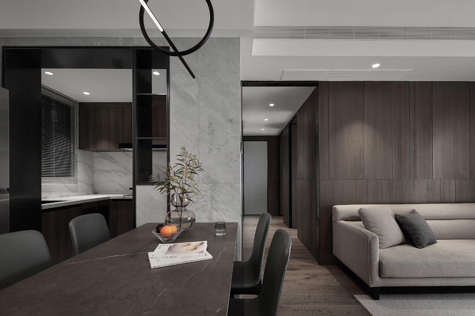 裝修公司輕奢風格室內裝修效果圖-餐廳 裝修公司輕奢風格室內裝修效果圖-餐廳