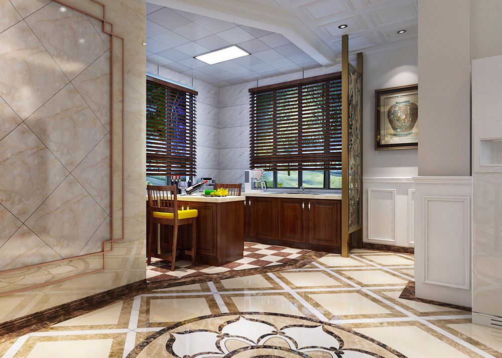 江門市時代春樹里田園風格別墅裝修案例