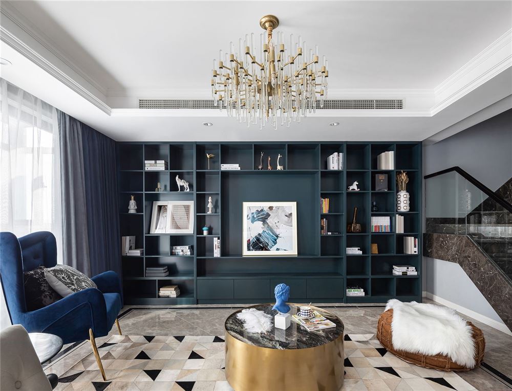 惠州市泰康華府美式風格四居室裝修案例