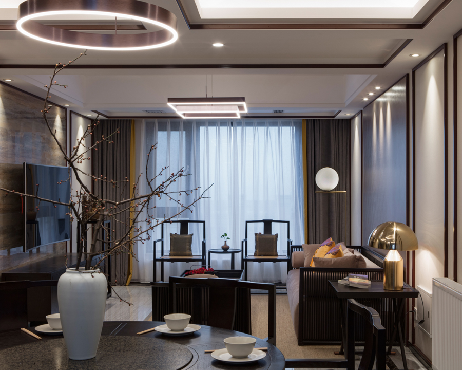 新中式風(fēng)格室內(nèi)設(shè)計家裝案例-餐廳 新中式風(fēng)格室內(nèi)設(shè)計家裝案例-餐廳