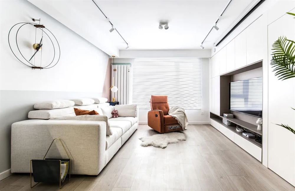 湛江市東新福居輕奢風格三居室裝修案例