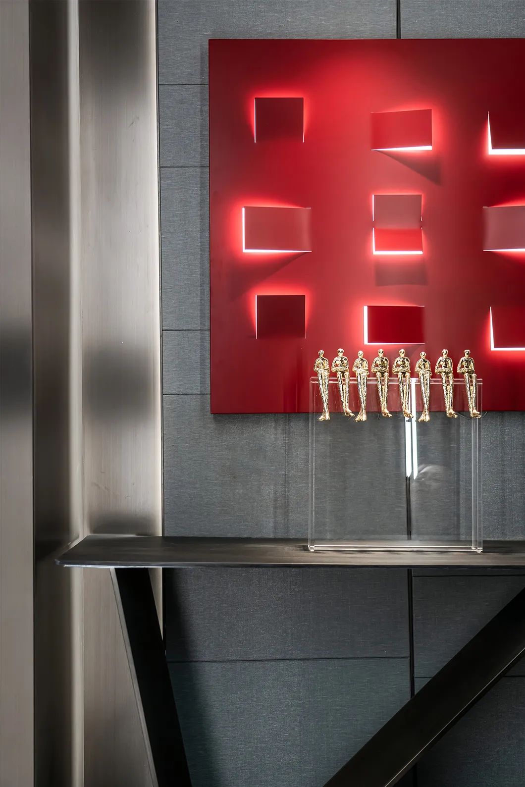 現代輕奢風格別墅室內設計家裝案例-玄關 現代輕奢風格別墅室內設計家裝案例-玄關