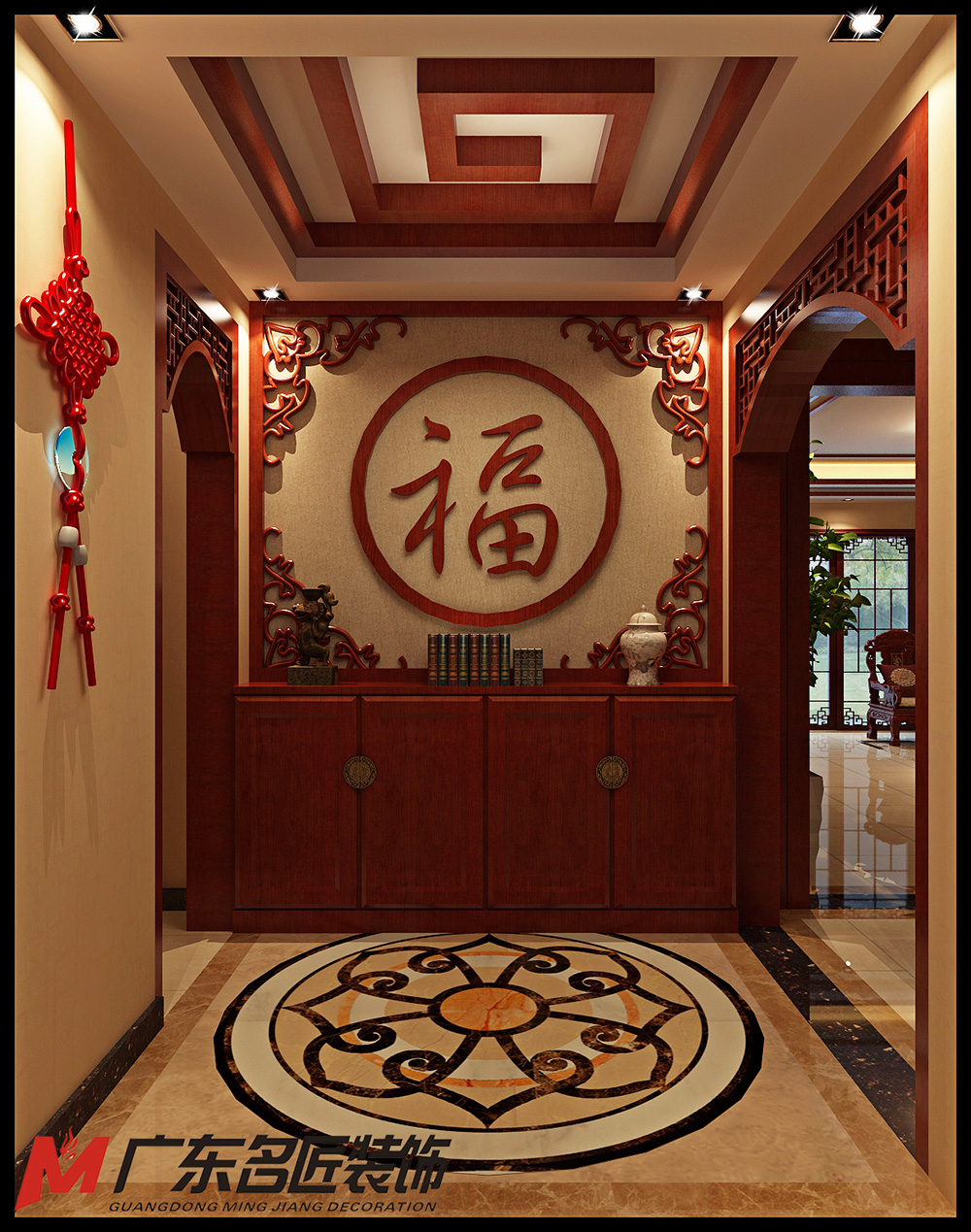 裝修公司新古典風格室內(nèi)裝修效果圖-走廊 裝修公司新古典風格室內(nèi)裝修效果圖-走廊