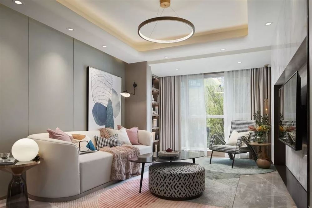 廣州市碧桂園天璽灣輕奢風格三居室裝修案例