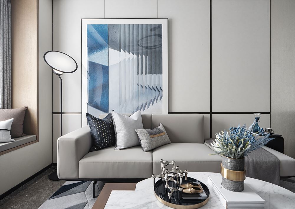 楚雄彝族自治州香水明珠現(xiàn)代簡(jiǎn)約風(fēng)格三居室裝修案例