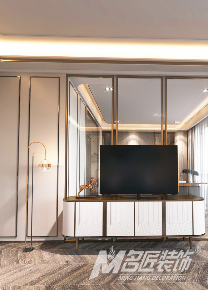 別墅大宅裝修設(shè)計(jì)-主臥電視背景墻 別墅大宅裝修設(shè)計(jì)-主臥電視背景墻