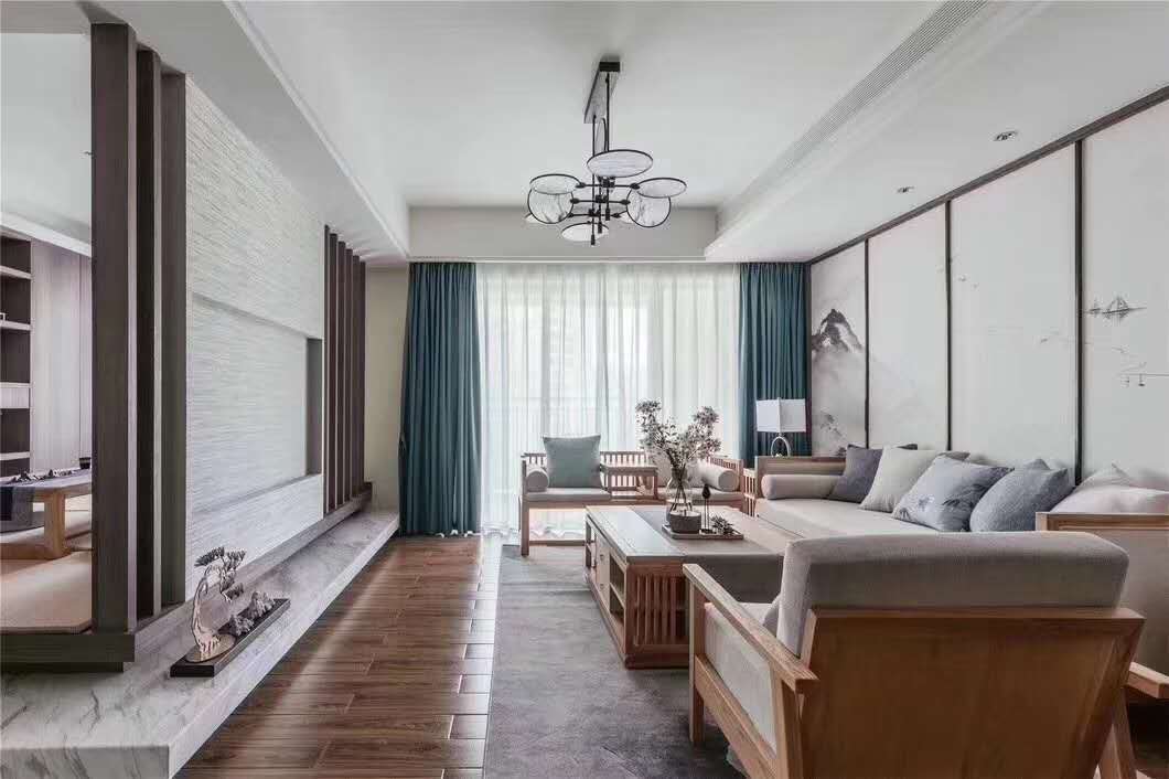 佛山市鵬瑞·三龍灣1號現代簡約風格三居室裝修案例