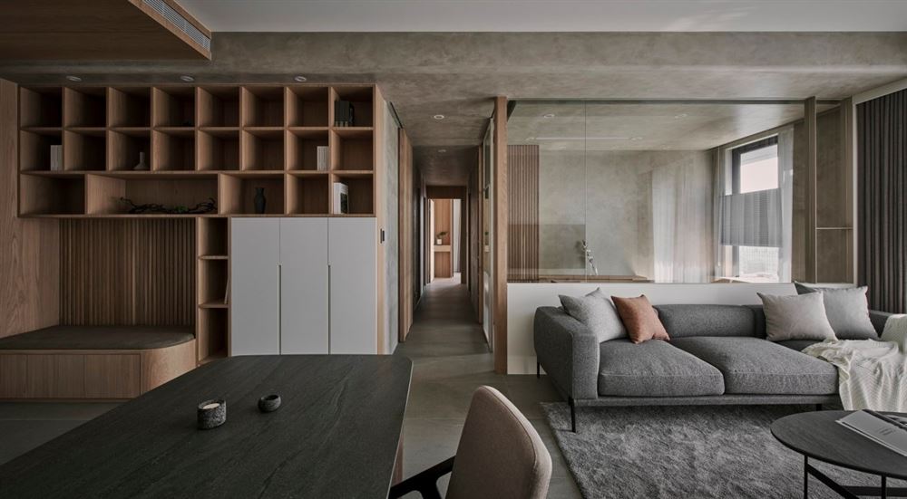 江門市翠鳴苑現(xiàn)代簡(jiǎn)約風(fēng)格三居室裝修案例