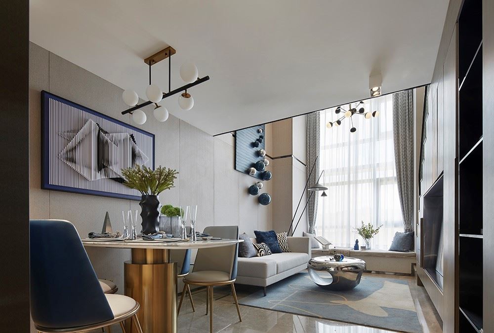 江門市新會駿景灣豪庭現(xiàn)代風格復式裝修案例