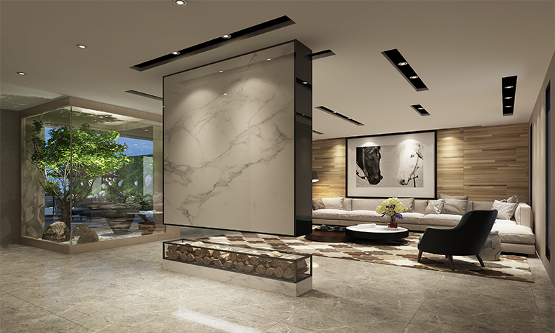 瀧景花園別墅355平米現代簡約風格裝修案例-客廳 瀧景花園別墅355平米現代簡約風格裝修案例-客廳