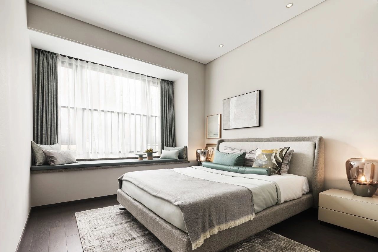 現(xiàn)代輕奢風格室內設計家裝案例-次臥