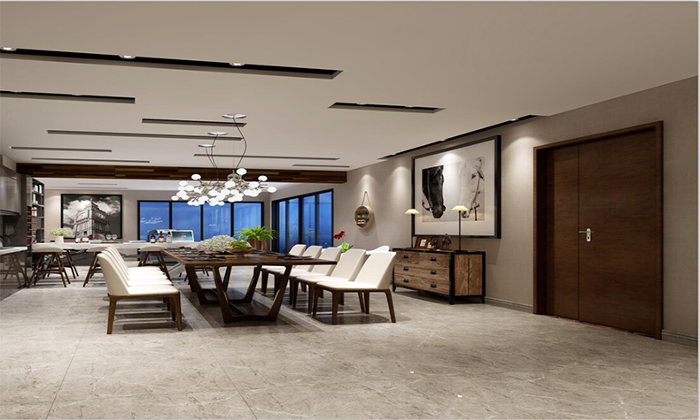 瀧景花園別墅355平米現代簡約風格裝修案例-廚餐廳 瀧景花園別墅355平米現代簡約風格裝修案例-廚餐廳