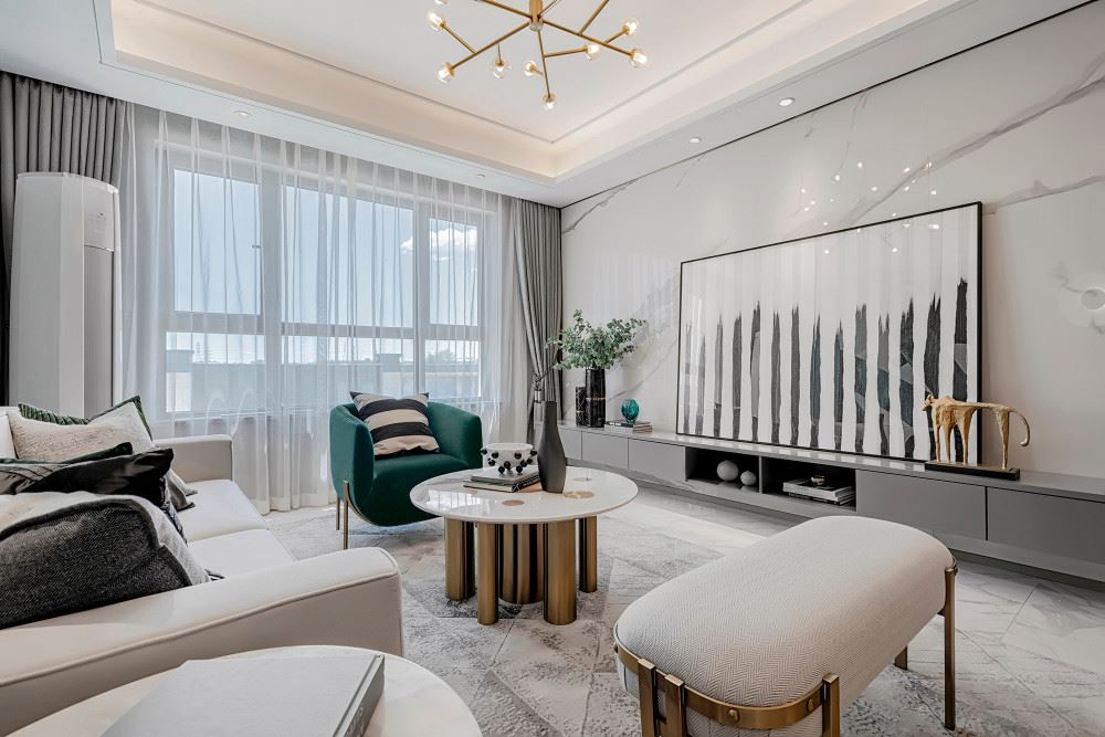 佛山市美的·東樾灣北歐風格三居室裝修案例